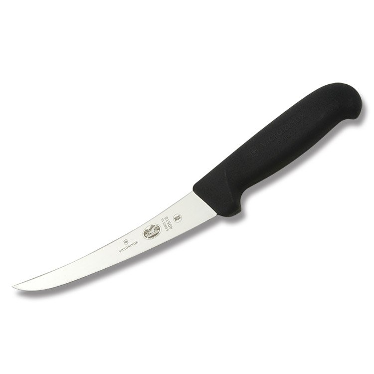 Victorinox Curved Semi Stiff Boning Knife 6in Plain Curved Boning Blade F47515 View 1