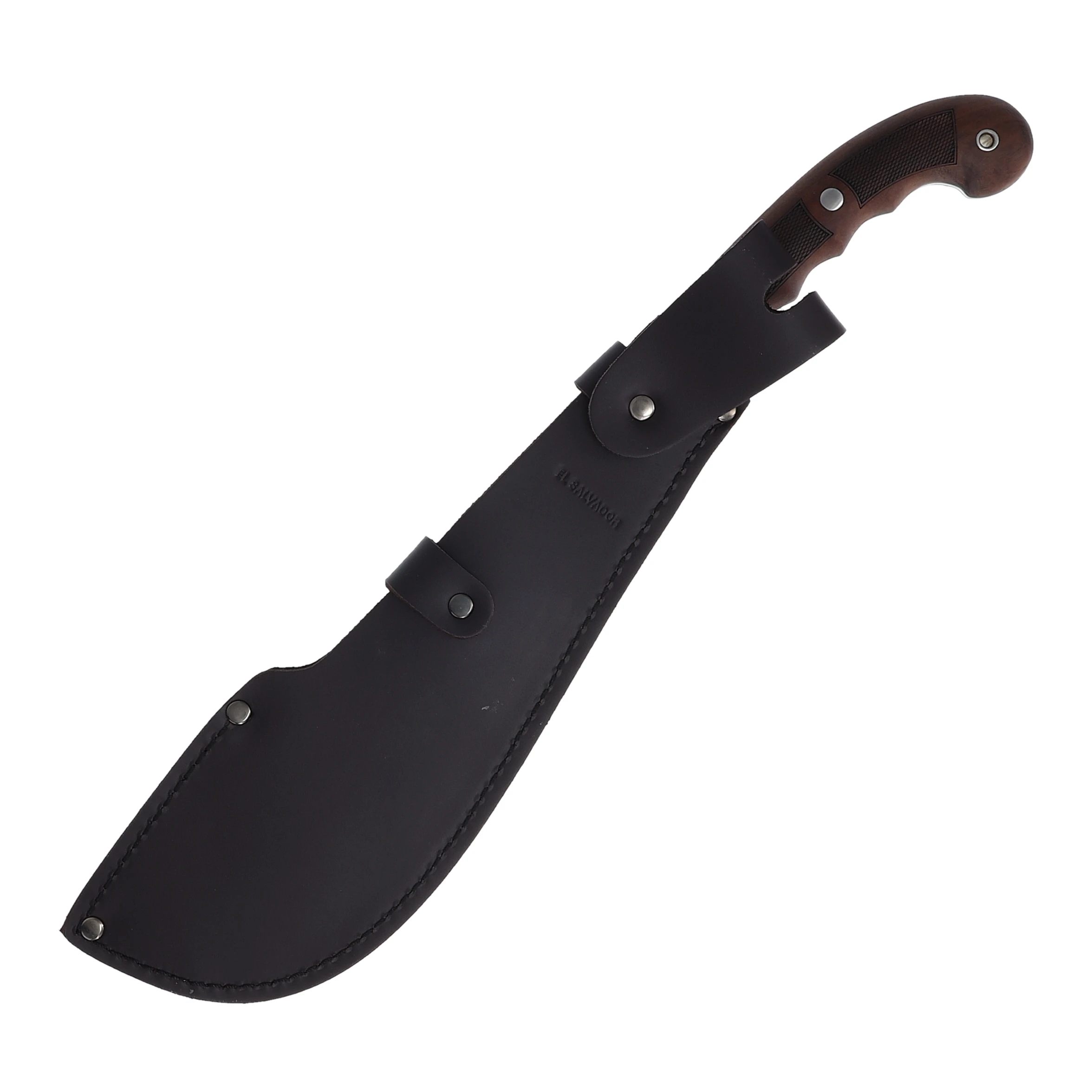 Condor Departure Bolo Machete Walnut Handle 12.19in 1075 HC Steel Blade CTK63857 View 6