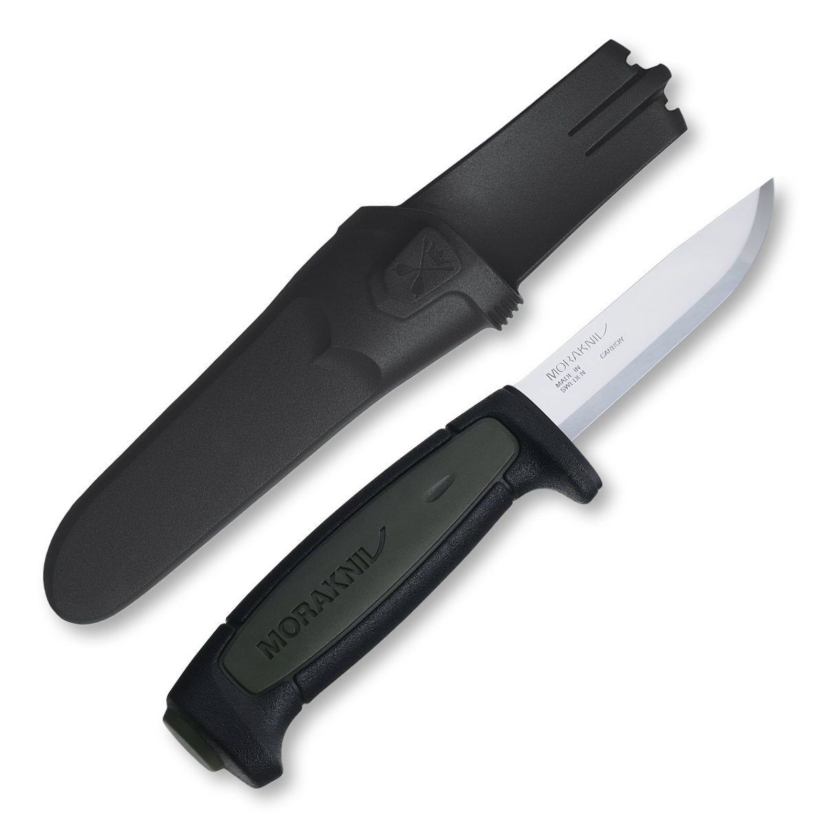 Morakniv 2018 Edition Basic 511 Fixed Blade Knife Black and Green FS13249 View 1