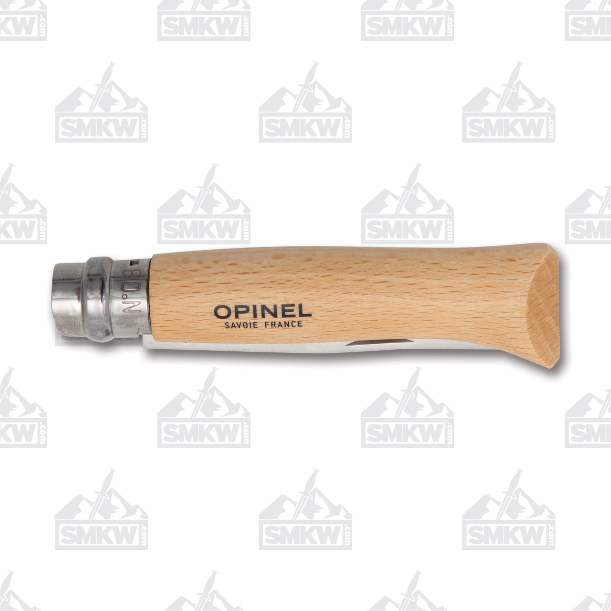 Opinel No. 08 Folding Knife Beechwood OP000405CP View 4