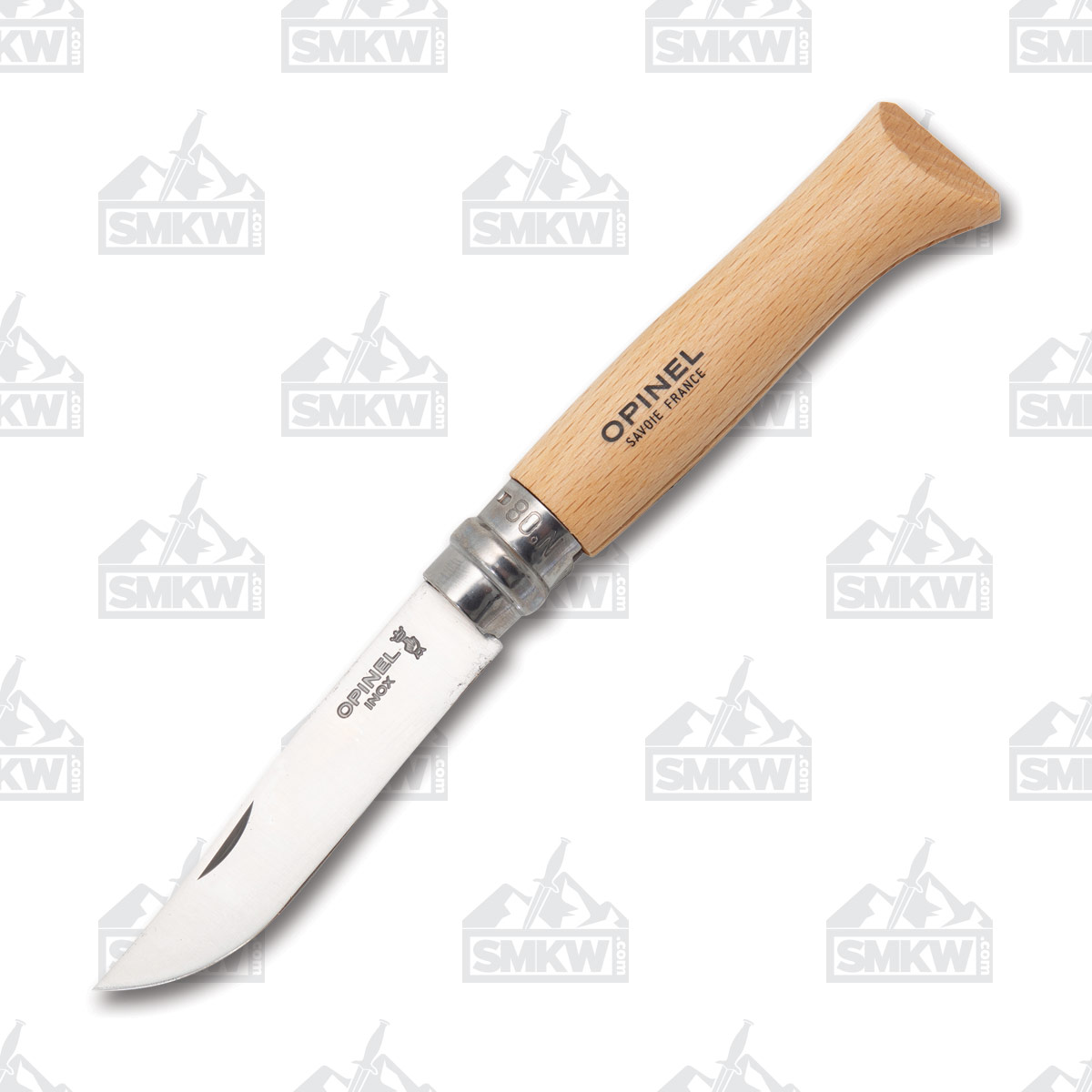 Opinel No. 08 Folding Knife Beechwood OP000405CP View 2