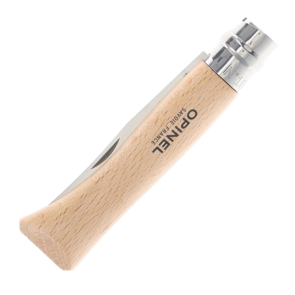 Opinel No. 10 Folding Knife Beechwood OP001255CP View 5