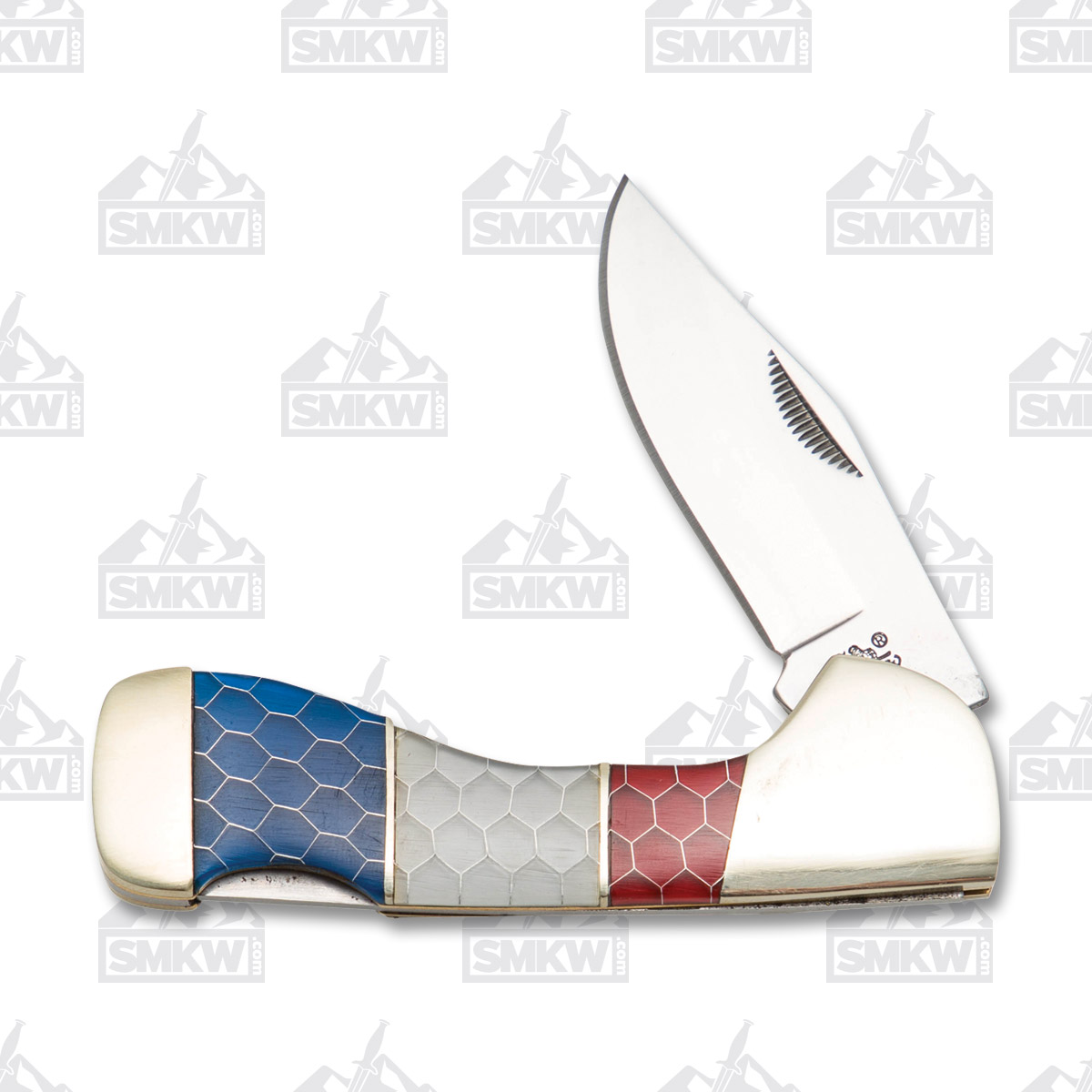 Frost Steel Warrior Patriotic Choctaw Lockback FRSW105MAG View 2