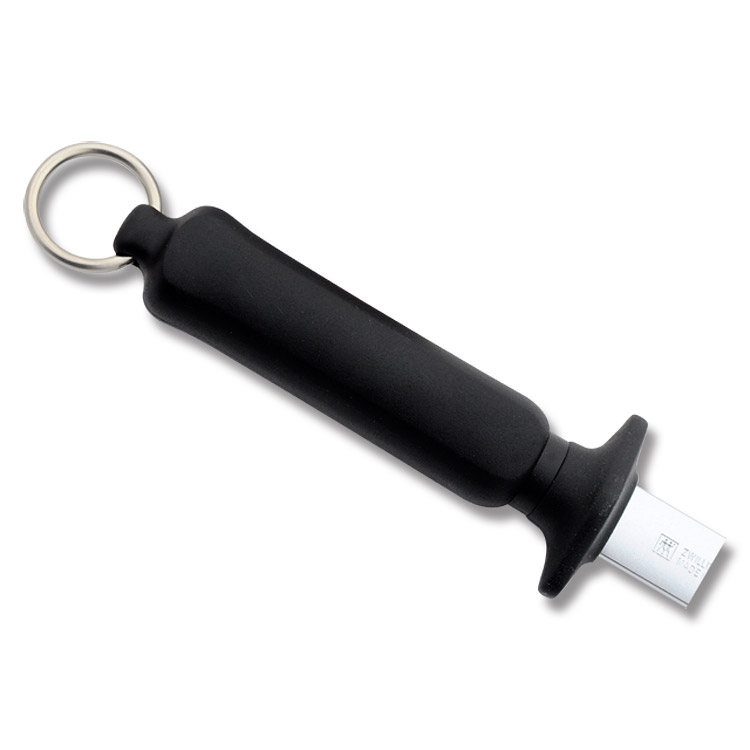 Henckels Edge Maintenance 12in Diamond Sharpening Steel-Matte Black Handle 1012358 View 3