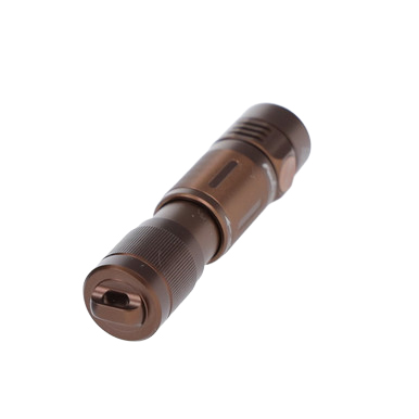 Fenix E05R Mini Flashlight Brown 400 Lumens 4 Settings FENE05RBROWN View 3