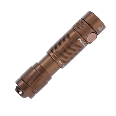 Fenix E05R Mini Flashlight Brown 400 Lumens 4 Settings FENE05RBROWN View 2