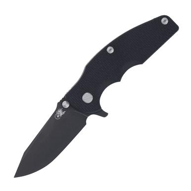 Hinderer Jurassic Slicer Black G10 Folder View 2