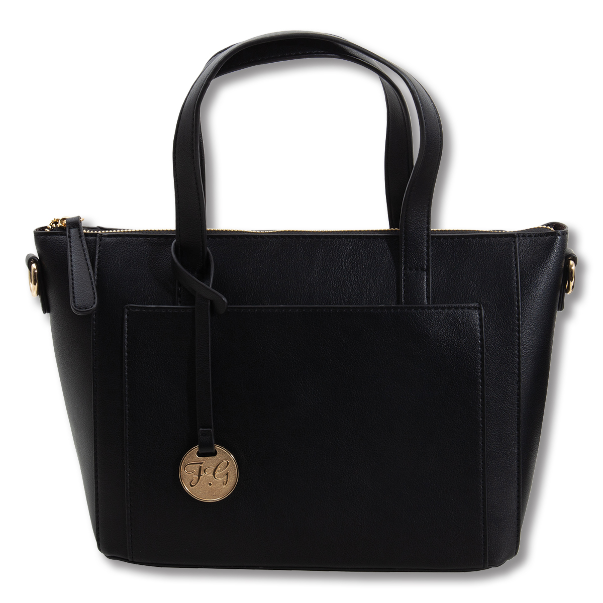 Fabigun Concealed Carry Leather Purse Black FAB8265BK View 1