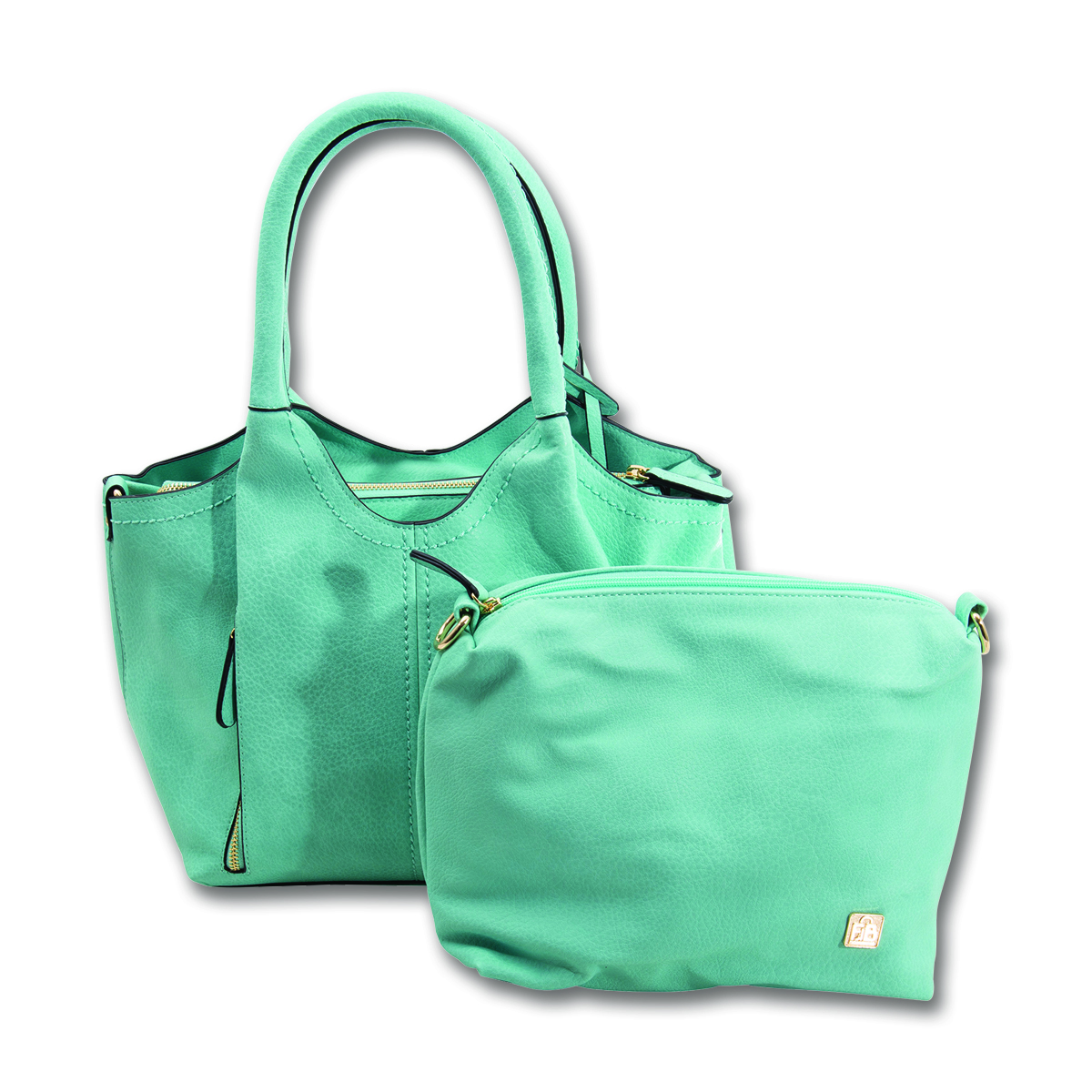 Fabigun Concealed Carry Purse and Clutch Light Green FAB686LGN View 1