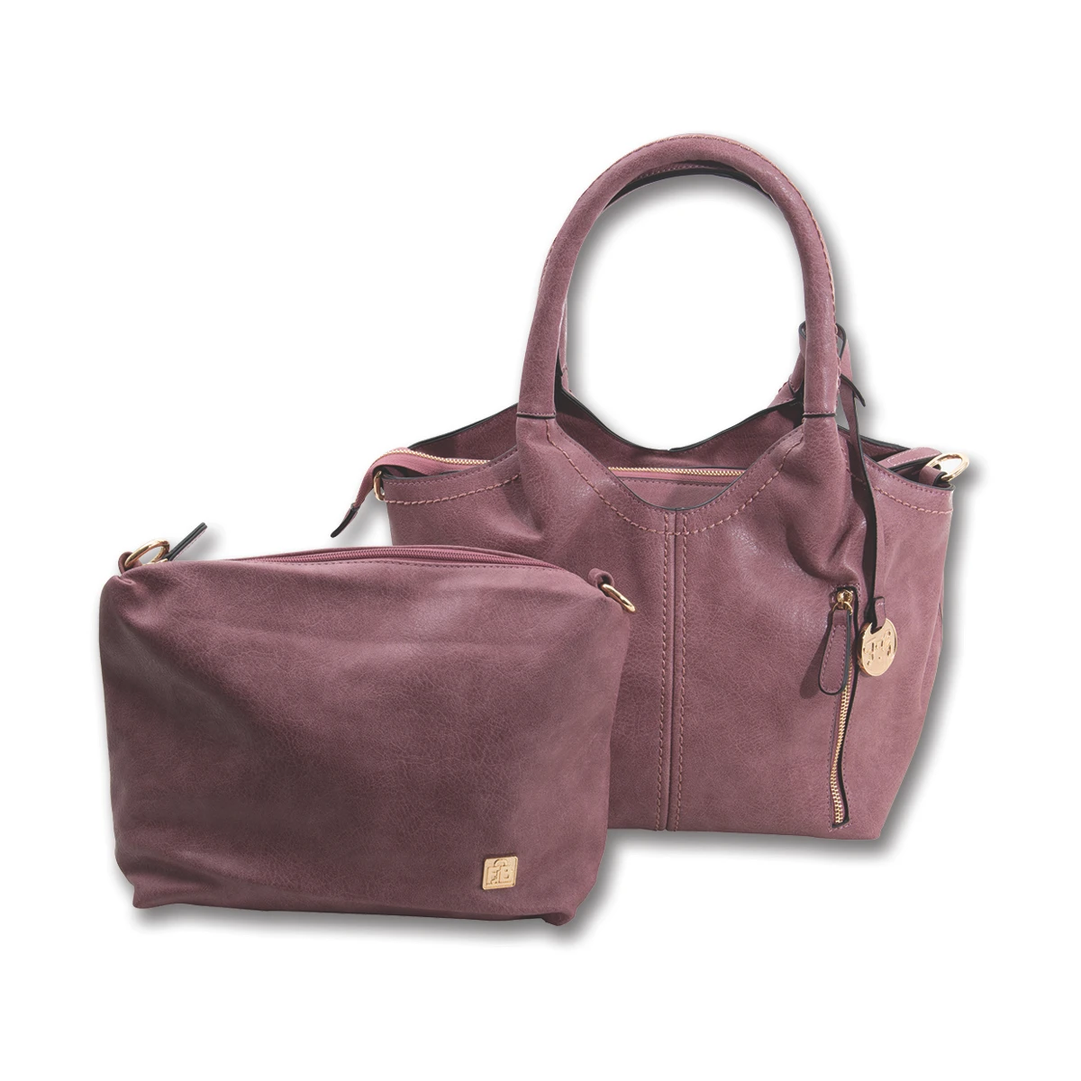 Fabigun Concealed Carry Purse and Clutch Light Purple FAB686LPU View 1