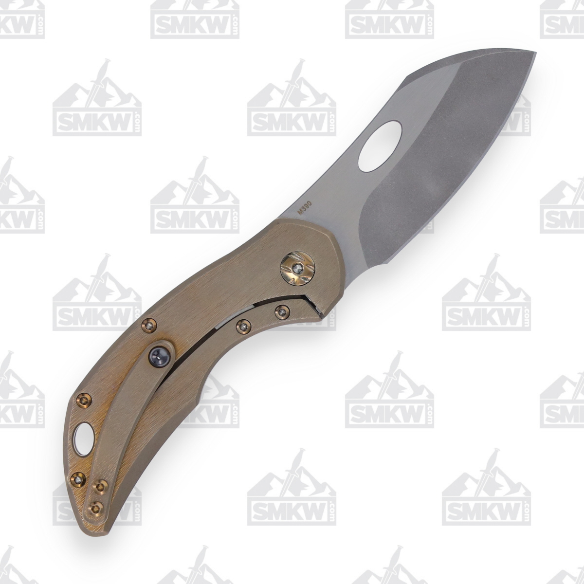 Olamic Busker Largo Folding Knife 2.37in Plain Edge Kinetic Desert B645L View 3