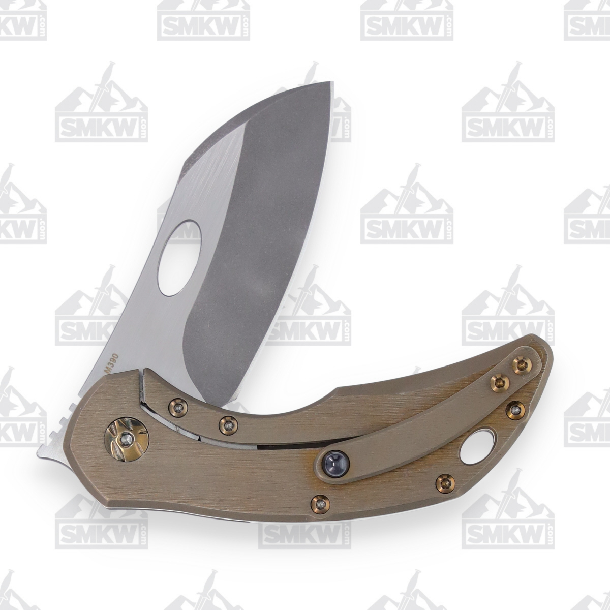 Olamic Busker Largo Folding Knife 2.37in Plain Edge Kinetic Desert B645L View 5
