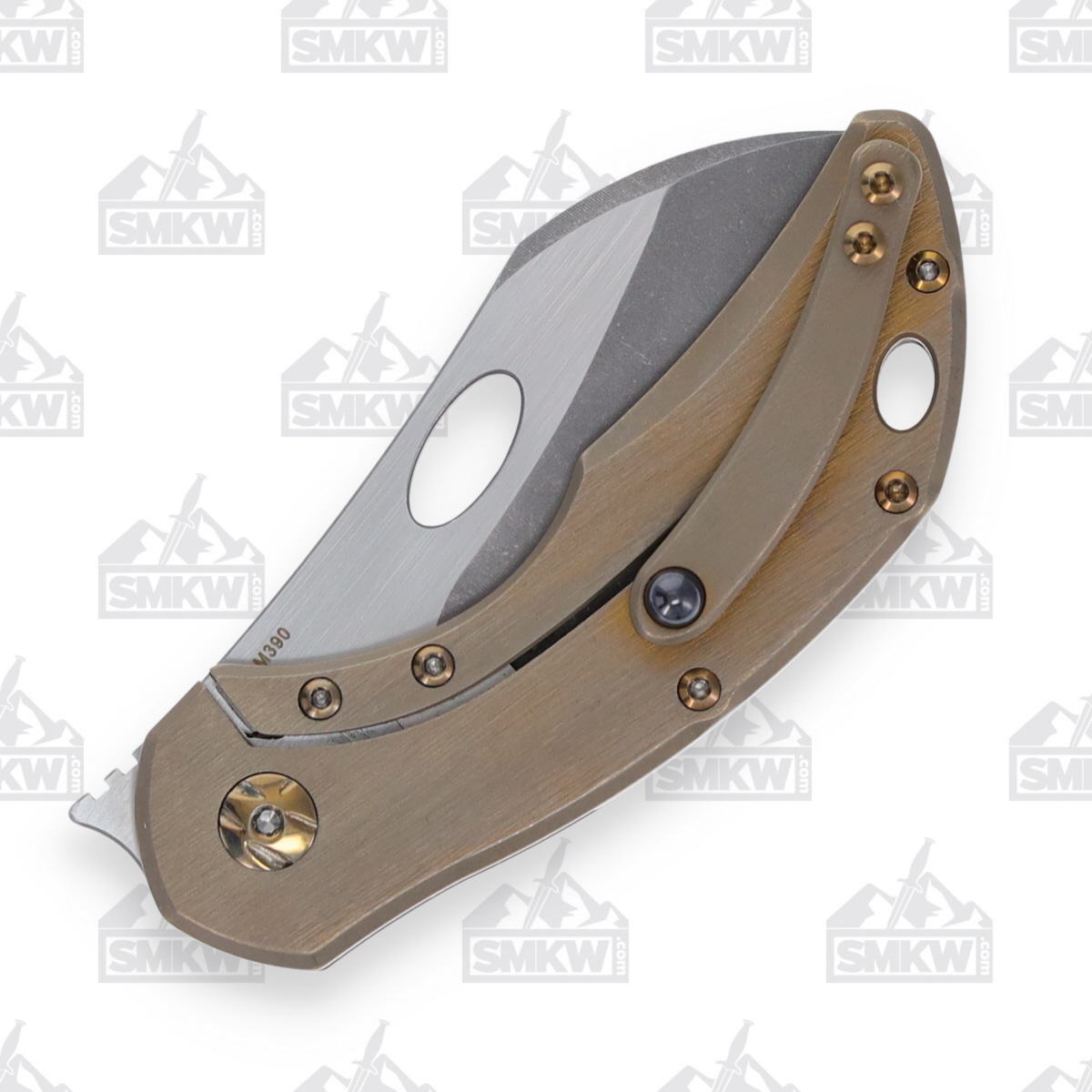 Olamic Busker Largo Folding Knife 2.37in Plain Edge Kinetic Desert B645L View 7