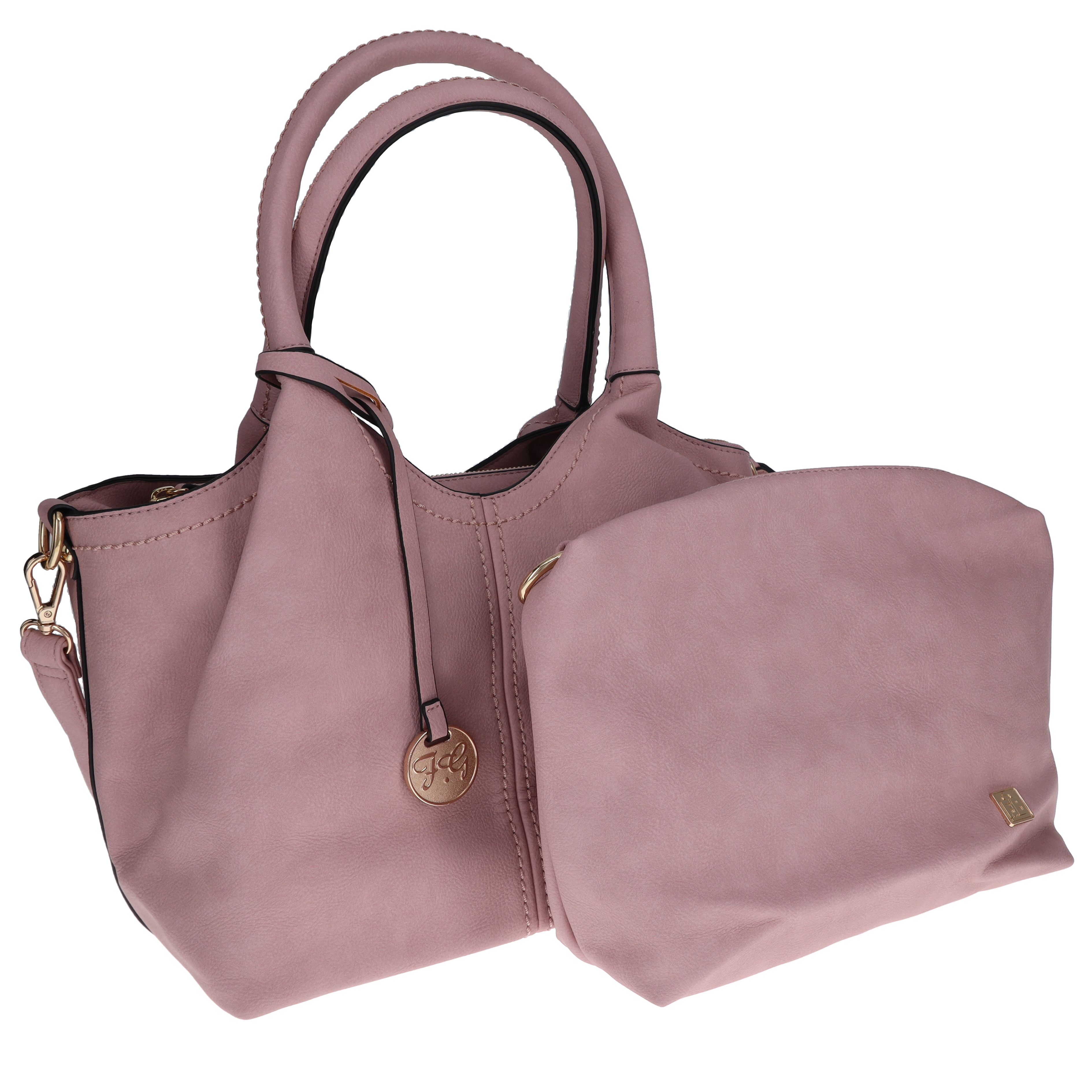 Fabigun Concealed Carry Purse and Clutch Pink FAB686P View 3