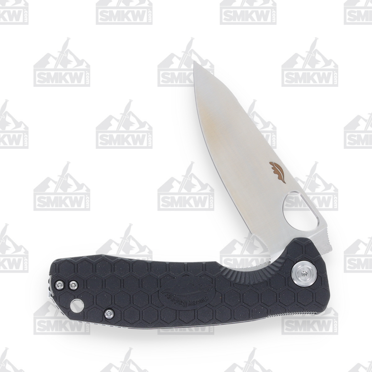 Honey Badger Medium Linerlock Folding Knife Satin 8Cr13Mov/Black HB1298 View 4