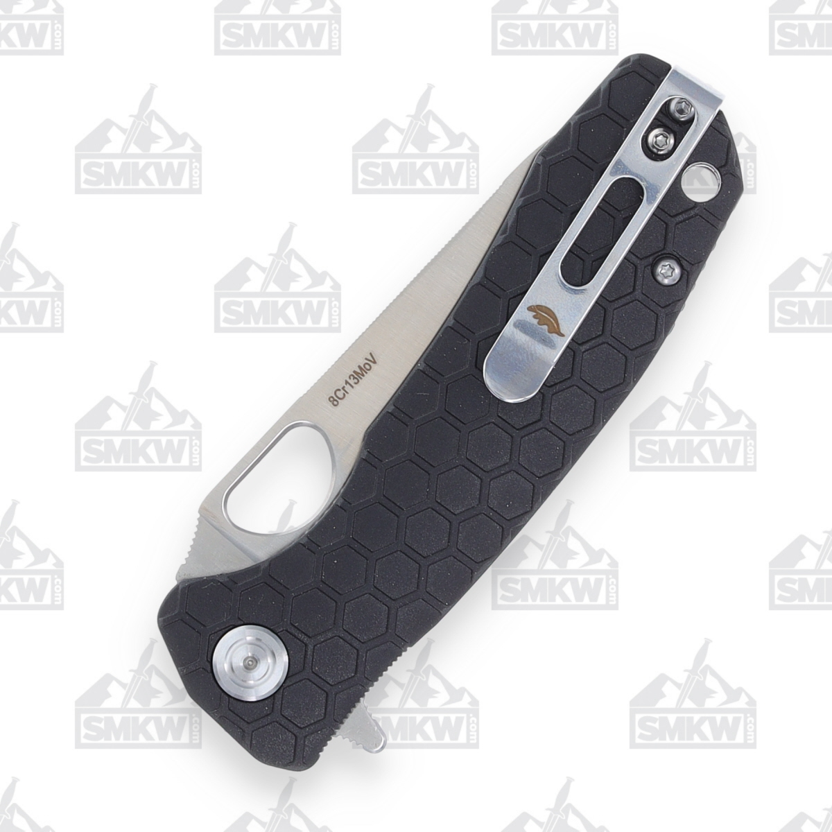 Honey Badger Medium Linerlock Folding Knife Satin 8Cr13Mov/Black HB1298 View 7