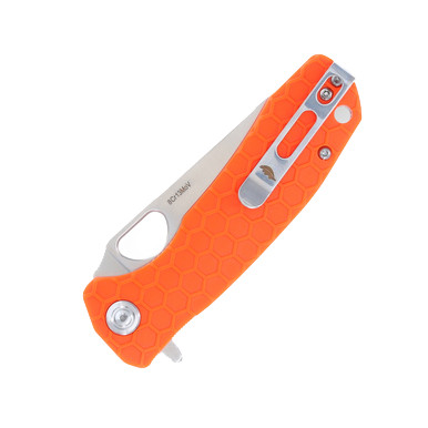 Honey Badger Medium Leaf Folding Knife 8CR13MoV/Orange HB1303 View 9