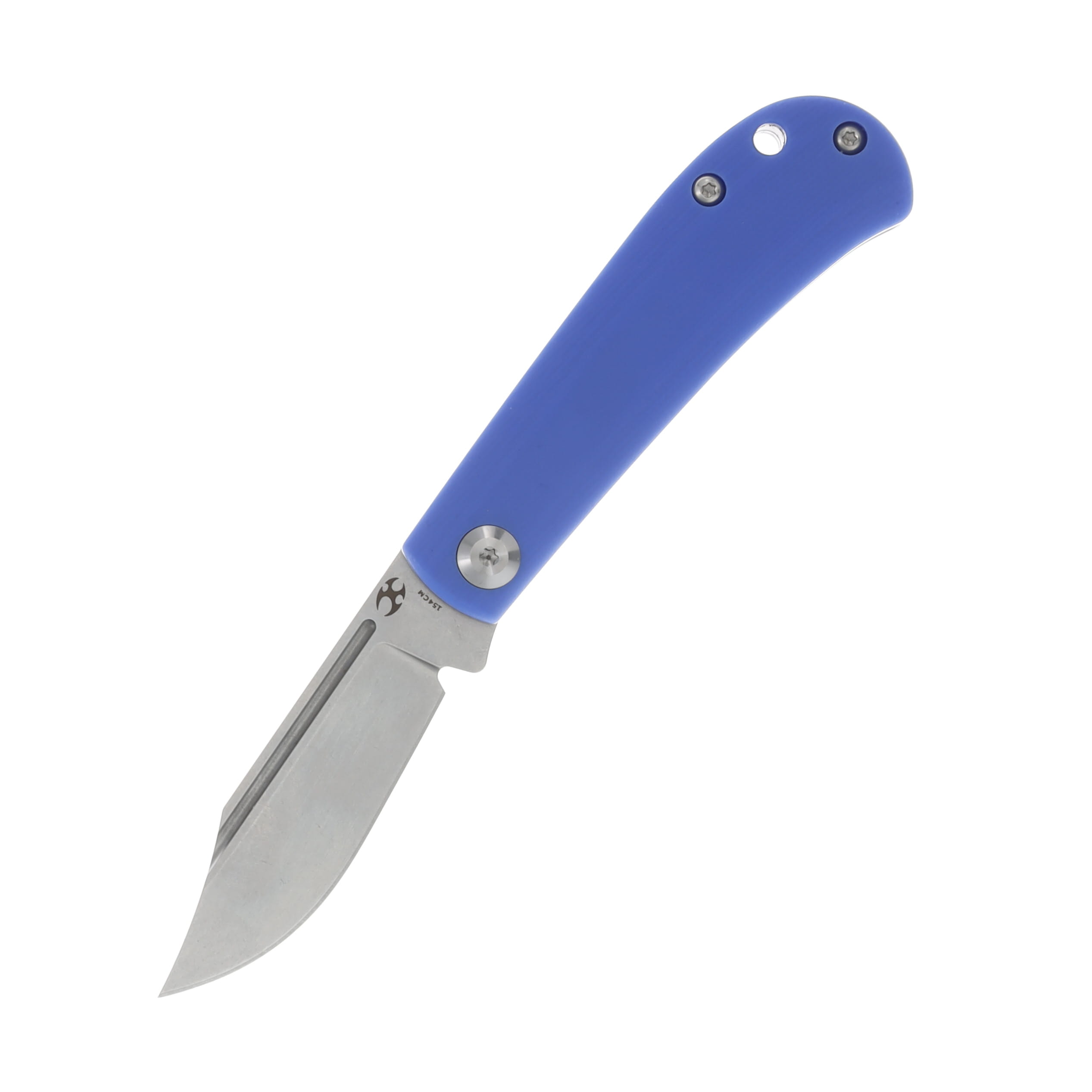 Kansept Knives Bevy Folding Knife Blue G10 2.45in Stonewash Clip Point T2026S7 View 1