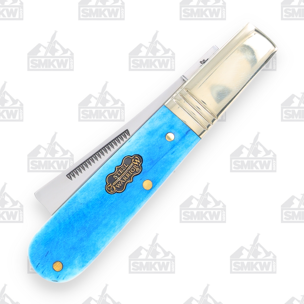 Frost Steel Warrior Razor Barlow Blue Smooth Bone FRSW035BLSB View 5
