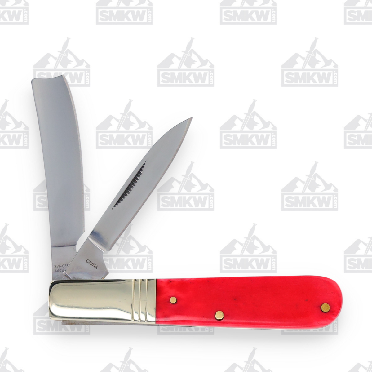 Frost Steel Warrior Razor Barlow Red Smooth Bone FRSW035DRSB View 2