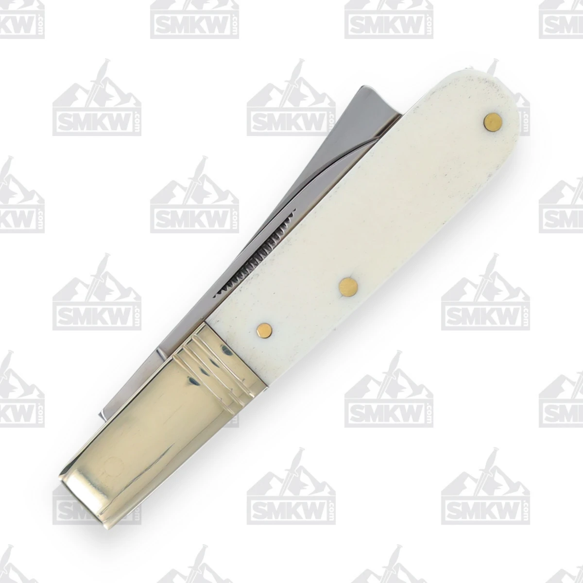 Frost Steel Warrior Razor Barlow White Smooth Bone FRSW035WSB View 4