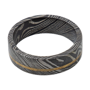 Marble's Damascus Ring #2 Size 12 DM00212 View 1
