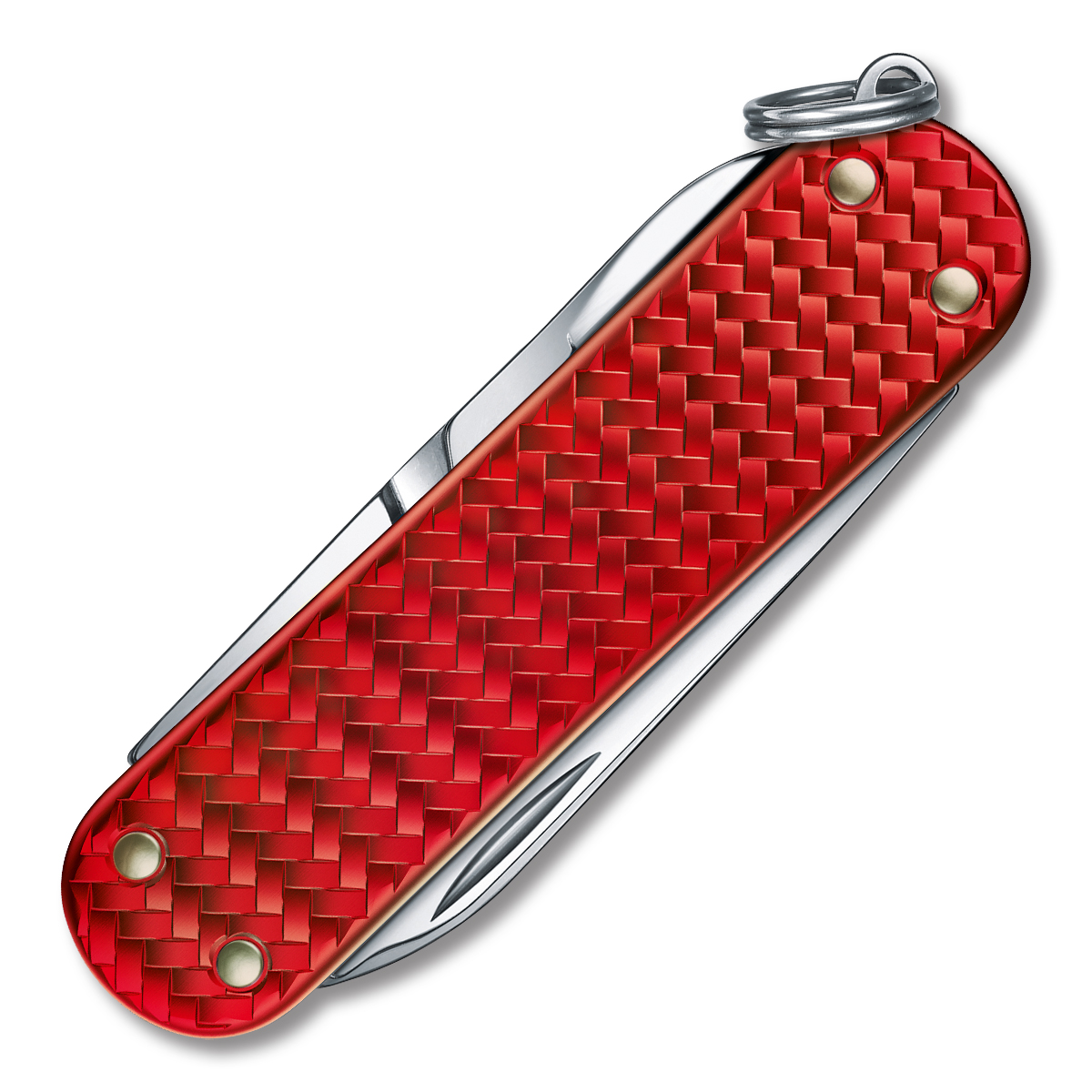 Victorinox Classic SD Swiss Army Knife Precious Alox Iconic Red V401G View 3