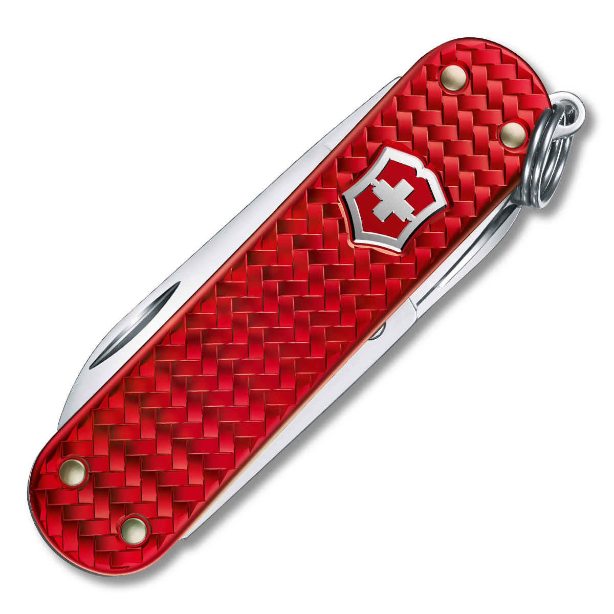 Victorinox Classic SD Swiss Army Knife Precious Alox Iconic Red V401G View 2