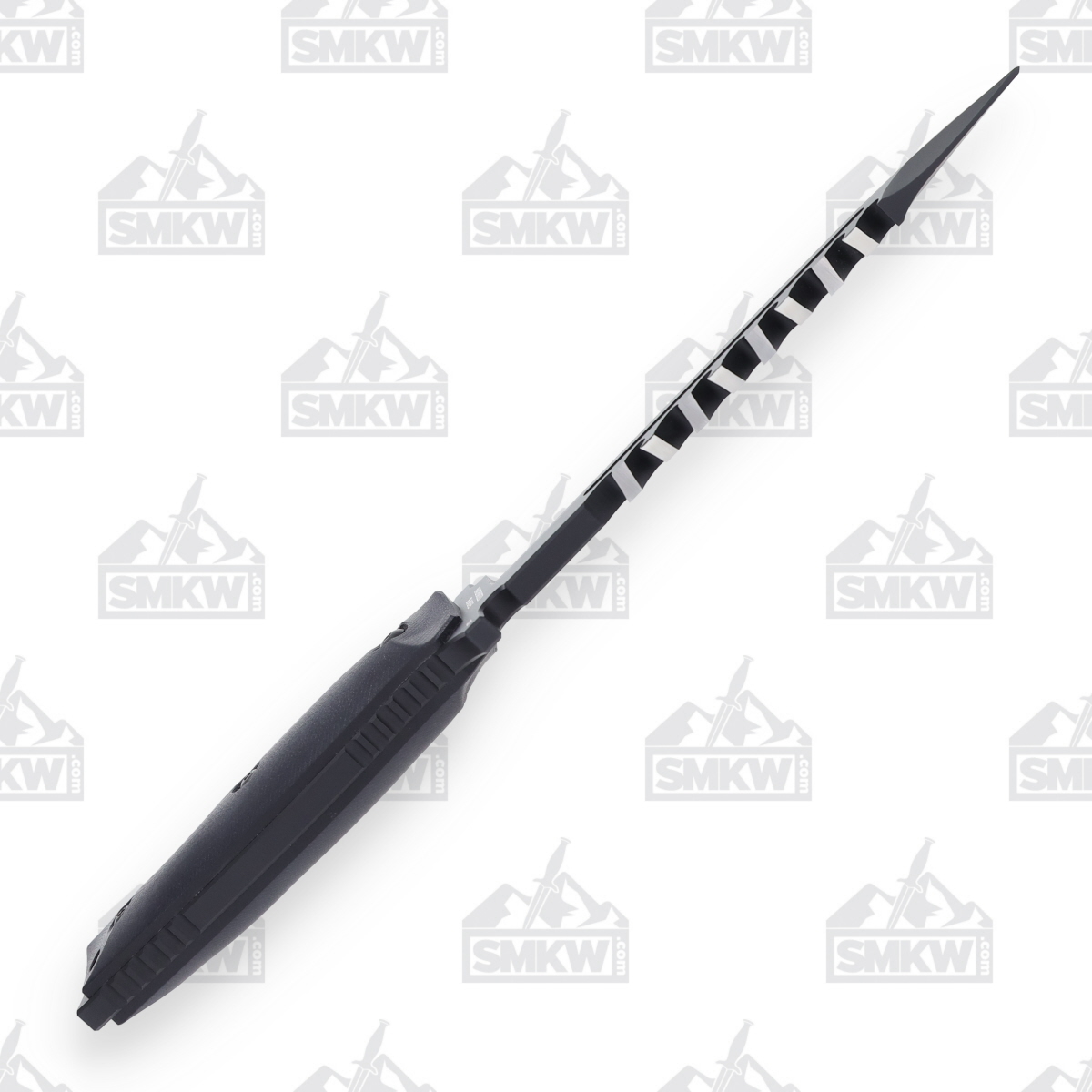 Halfbreed Large Survival Knife 6.89in Plain Teflon Black Modified Spear Point LSK01BLK View 4