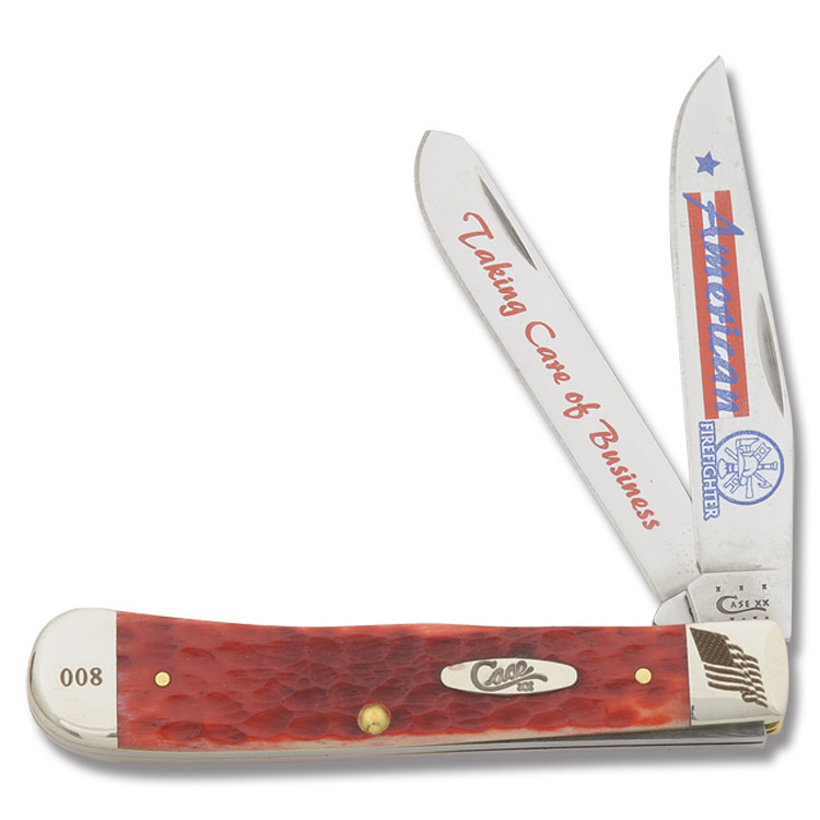 Case American Firefighter Trapper Folding Knife CATAFF View 2