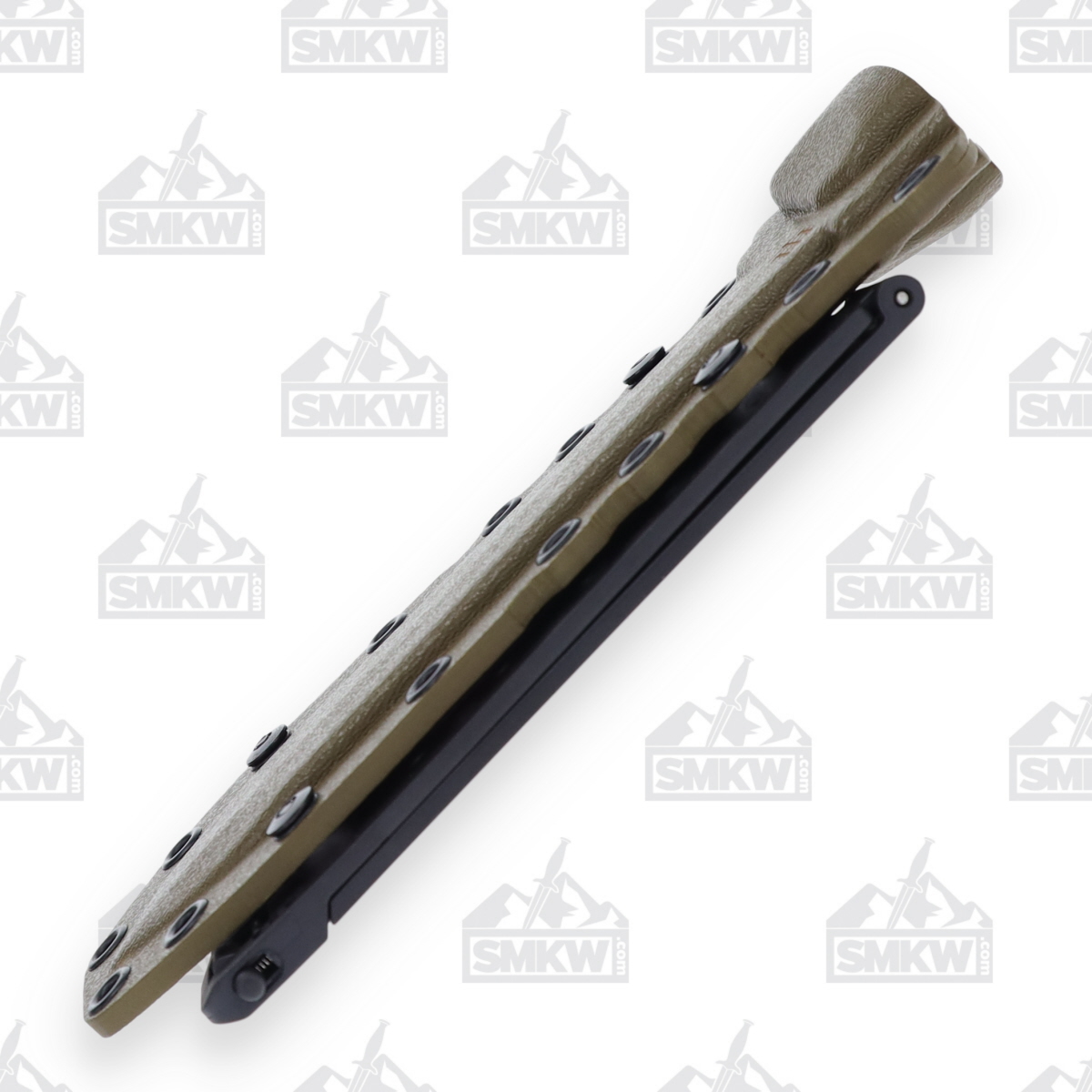 Halfbreed Large Survival Knife Ranger Green 6.89in Plain Ranger Green Modified Spear Point LSK01OD View 9