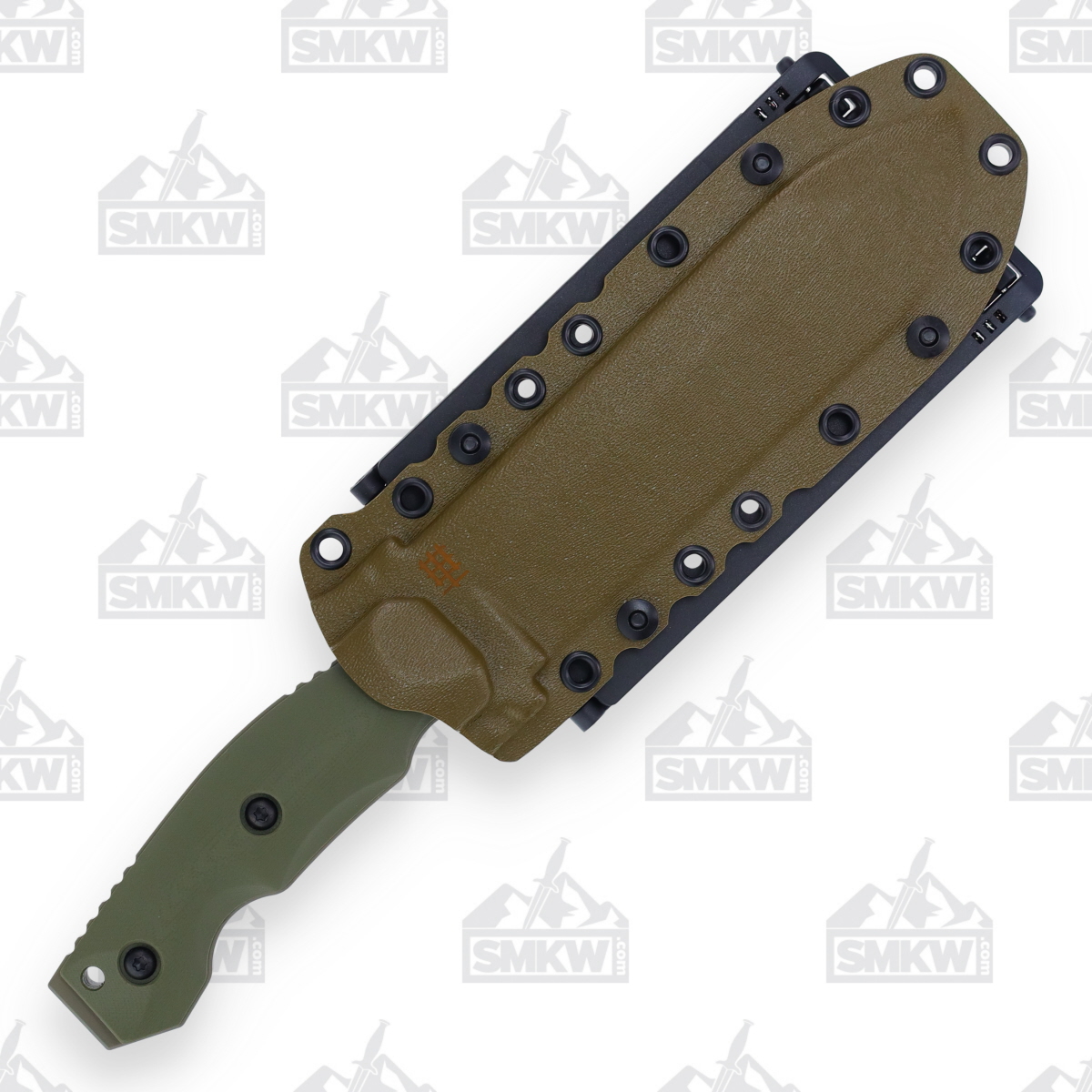 Halfbreed Large Survival Knife Ranger Green 6.89in Plain Ranger Green Modified Spear Point LSK01OD View 11