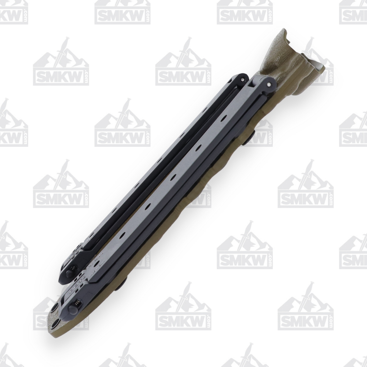 Halfbreed Large Survival Knife Ranger Green 6.89in Plain Ranger Green Modified Spear Point LSK01OD View 10