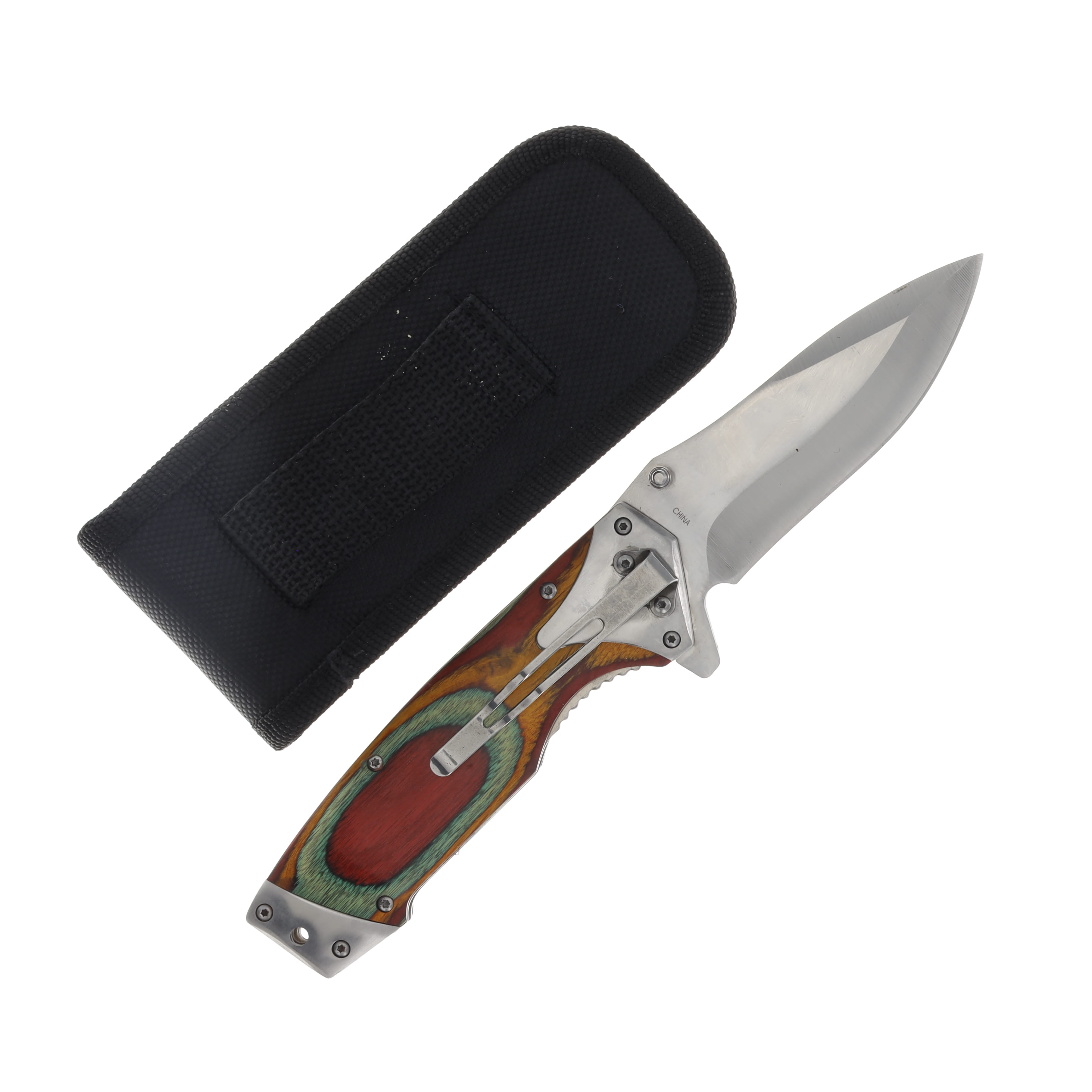 Sharps Cutlery Spring-Assisted Frostwood Linerlock FRSHP132FW View 2