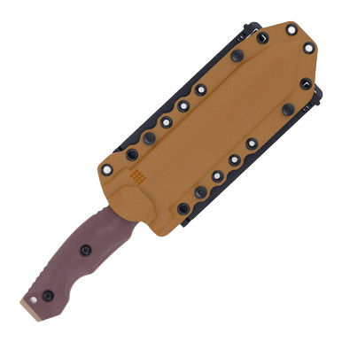 Halfbreed Large Survival Knife Dark Earth 6.89in Plain Teflon Dark Earth Tanto LSK02DE View 8