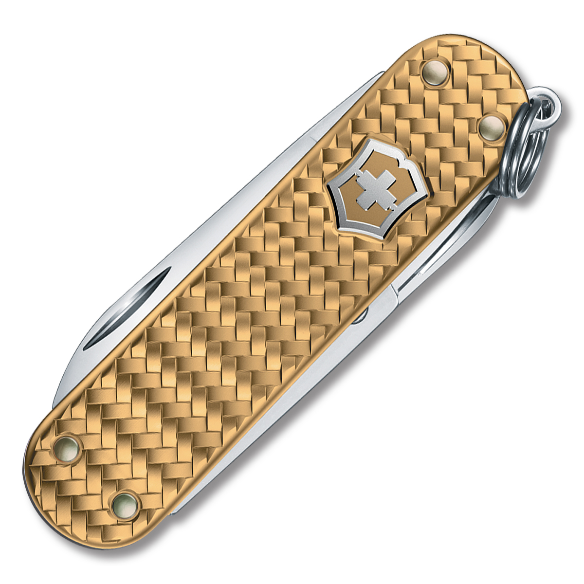 Victorinox Classic SD Swiss Army Knife Precious Alox Brass Gold V408G View 2
