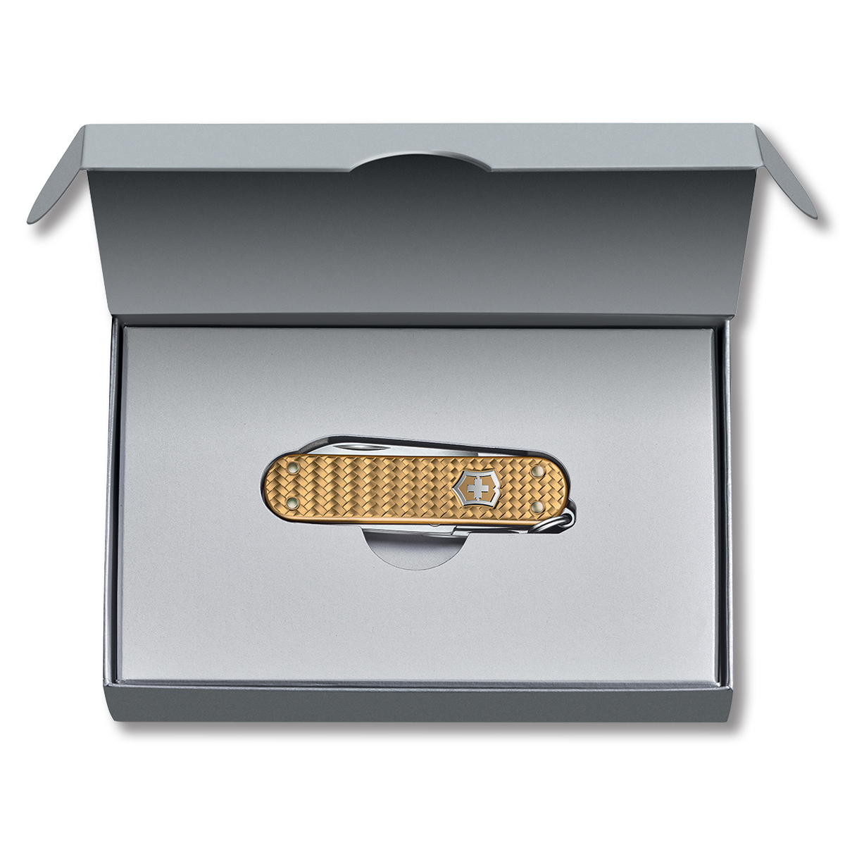 Victorinox Classic SD Swiss Army Knife Precious Alox Brass Gold V408G View 5