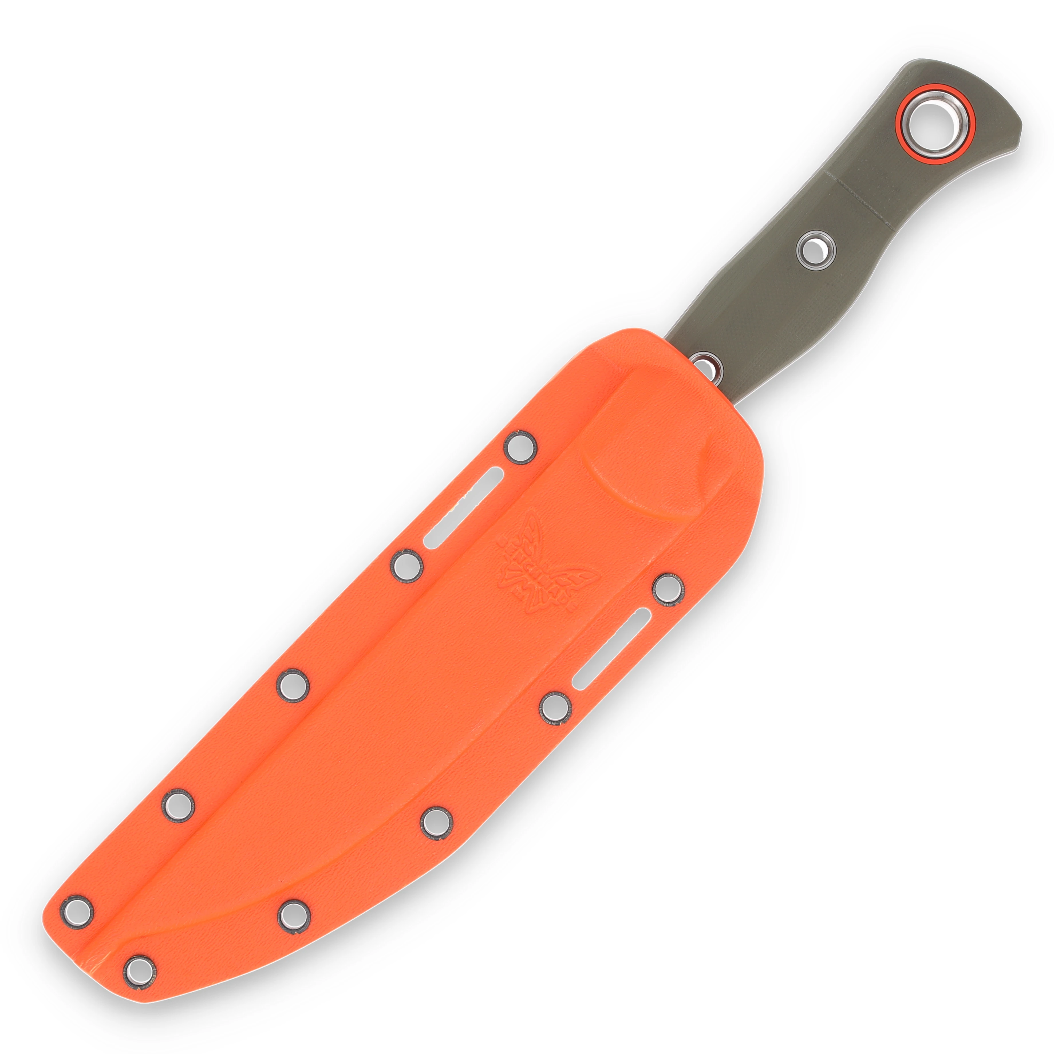 Benchmade 15500-3 Meatcrafter 6in Trailing Point Fixed Blade OD Green G10 BM155003 View 4