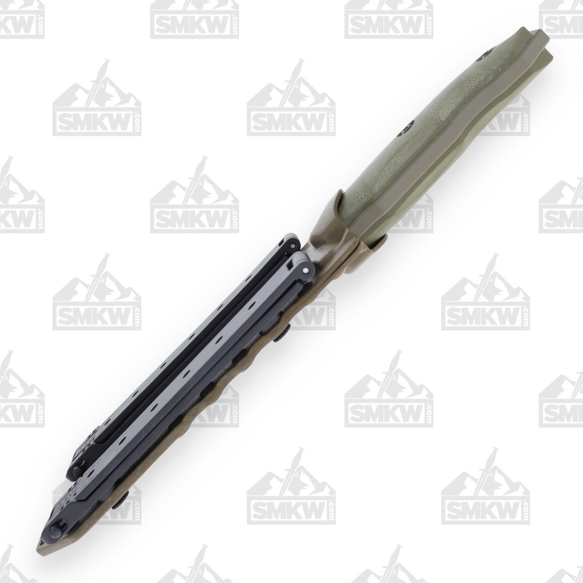 Halfbreed Large Survival Knife Ranger Green 6.89in Plain Ranger Green Tanto LSK02OD View 9