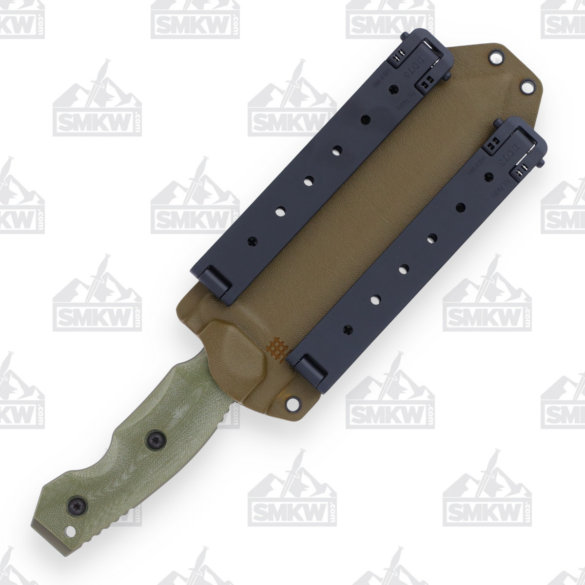 Halfbreed Large Survival Knife Ranger Green 6.89in Plain Ranger Green Tanto LSK02OD View 4