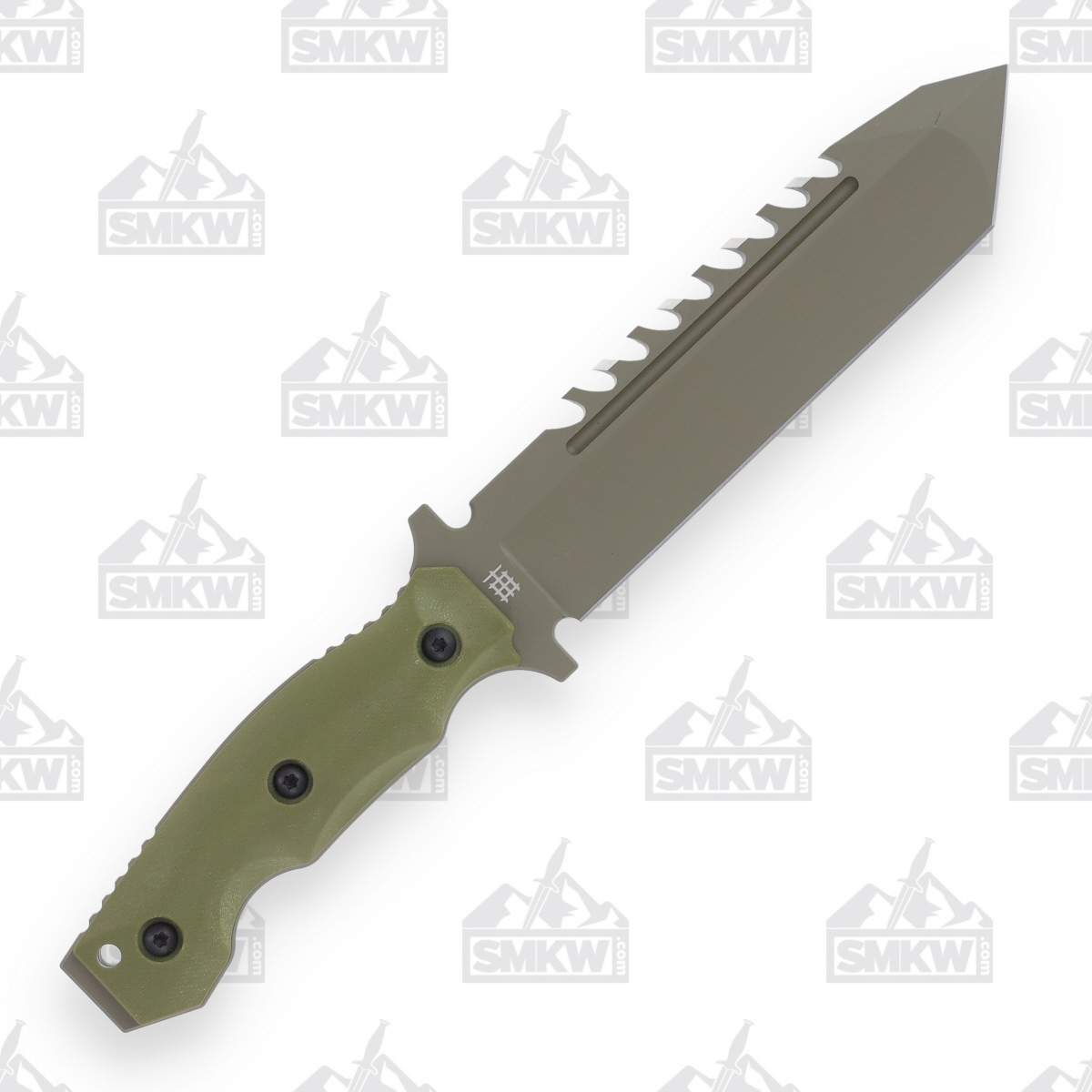 Halfbreed Large Survival Knife Ranger Green 6.89in Plain Ranger Green Tanto LSK02OD View 2