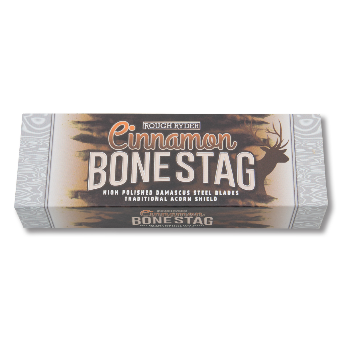 Rough Ryder Cinnamon Bone Stag Razor RR2159 View 4