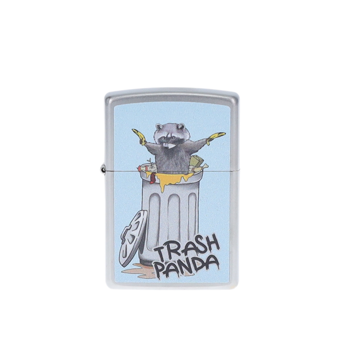 Zippo SMKW Exclusive Trash Panda Satin Chrome Lighter ZP415526 View 1