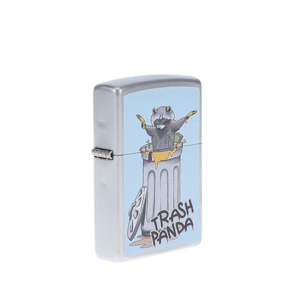 Zippo SMKW Exclusive Trash Panda Satin Chrome Lighter ZP415526 View 2