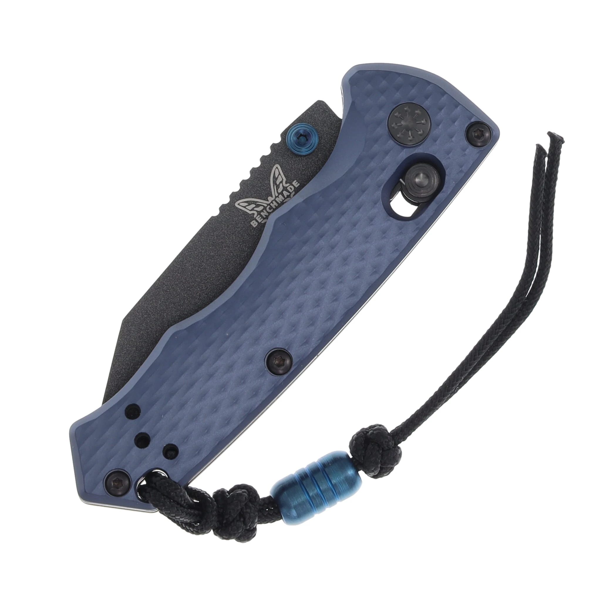 Benchmade 290BK Full Immunity AXIS Crater Blue Knife 2.49in Black Wharncliffe BM290BK View 4