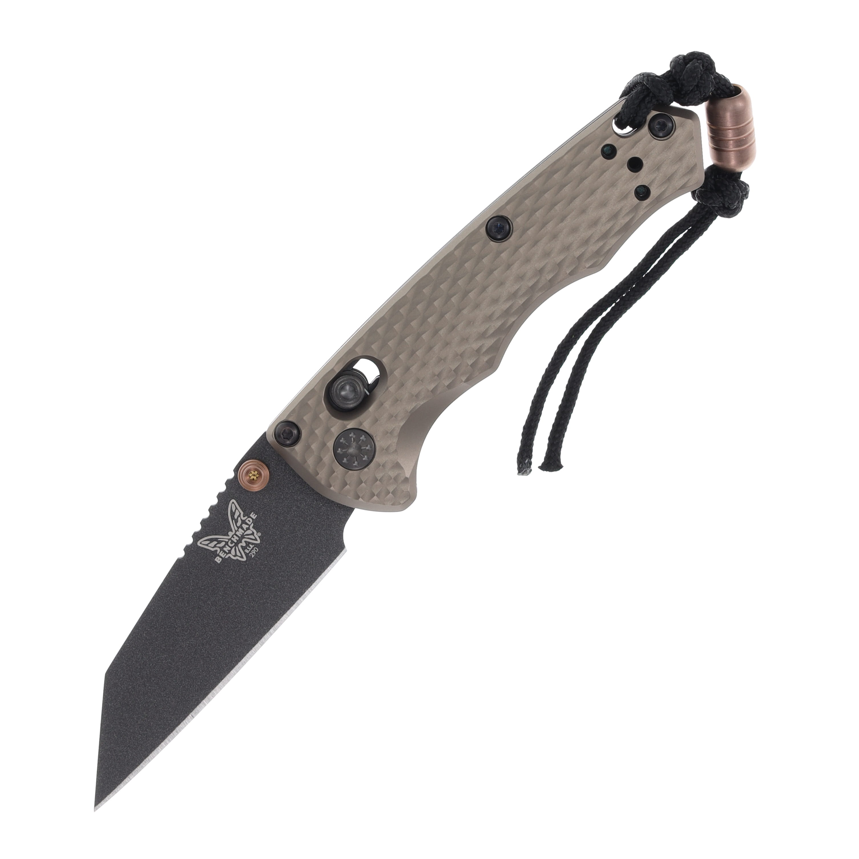 Benchmade 290BK1 Full Immunity AXIS FDE Knife 2.49in Black Wharncliffe BM290BK1 View 1