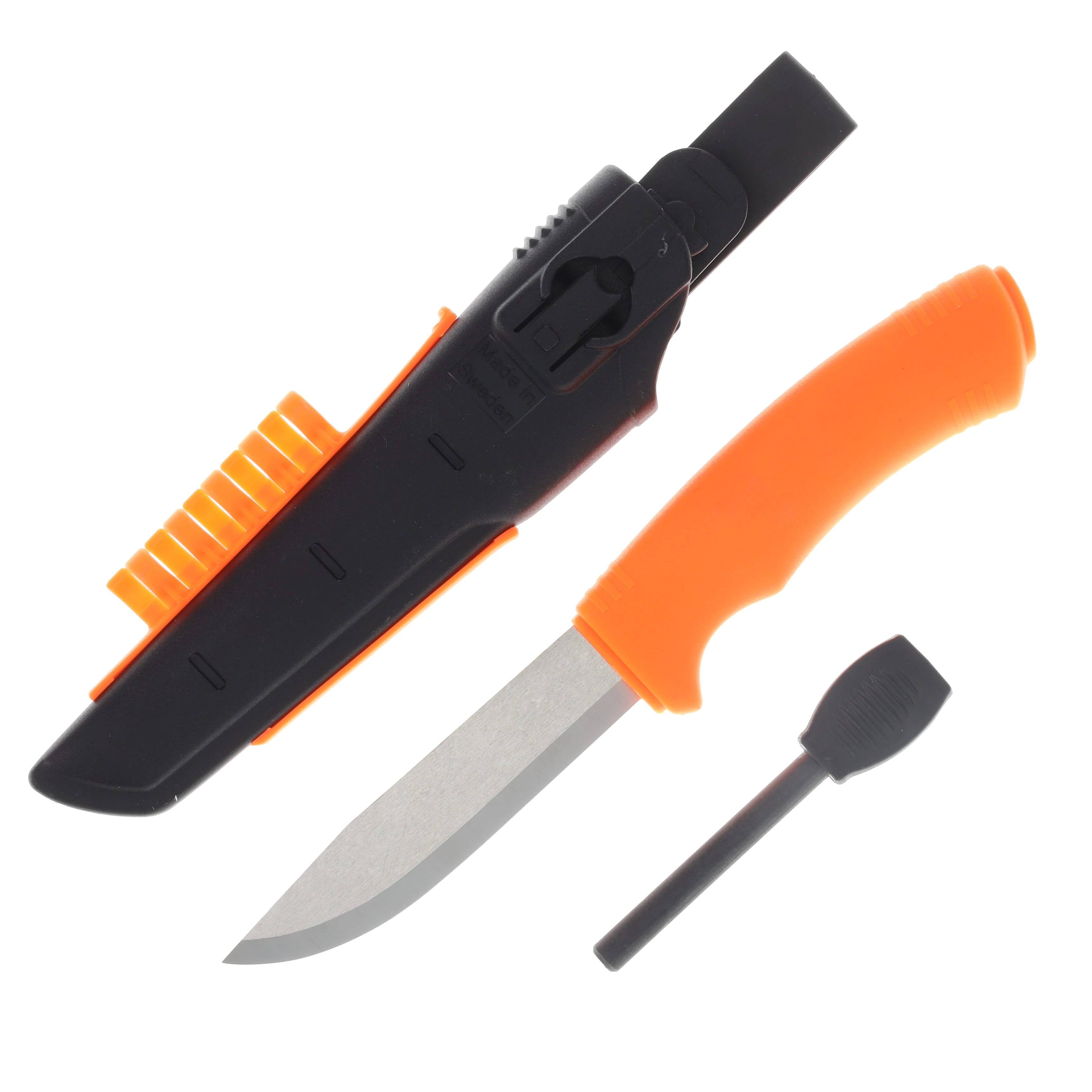 Morakniv Knives Bushcraft Survival Hi-Vis Orange Fixed Blade FS12051 View 2
