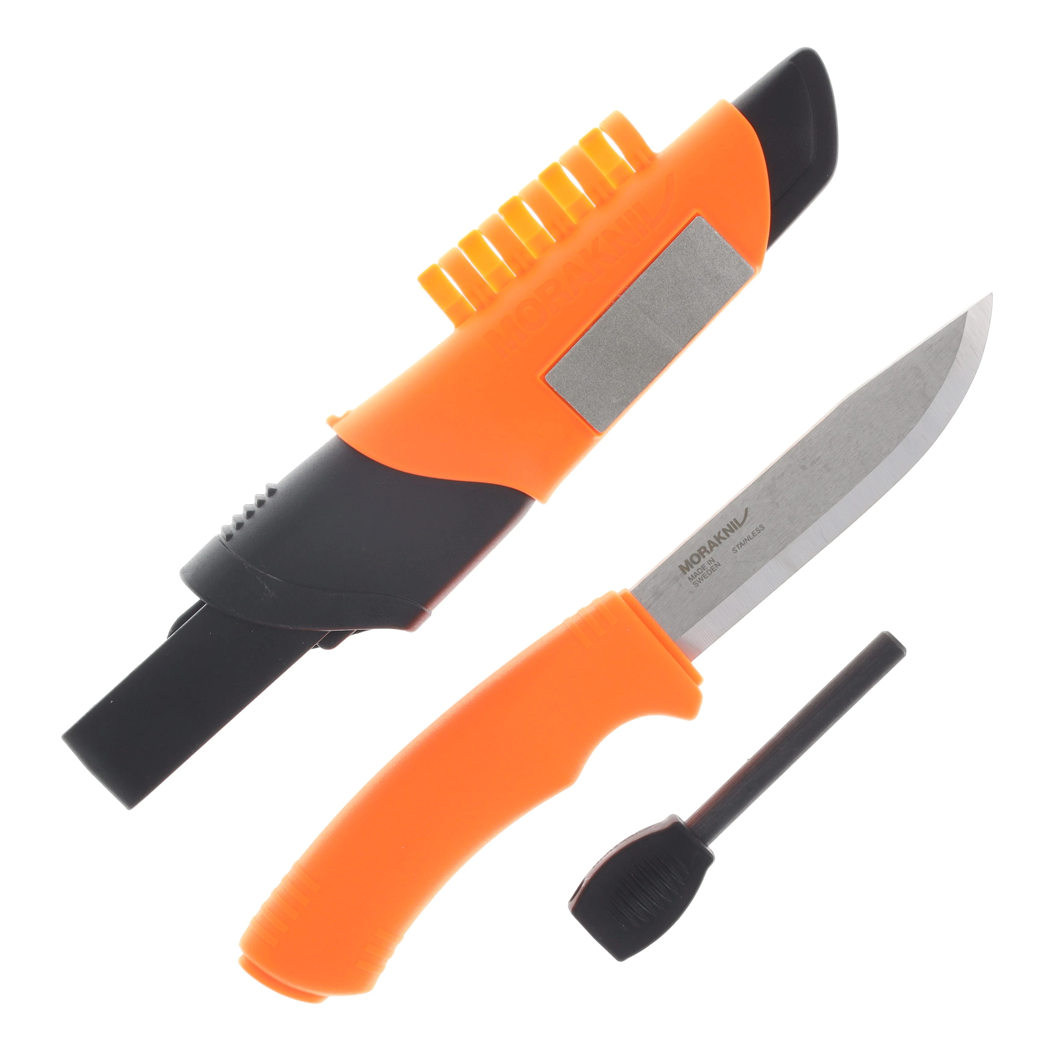 Morakniv Knives Bushcraft Survival Hi-Vis Orange Fixed Blade FS12051 View 1