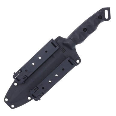 Halfbreed Medium Infantry Knife Black Partially Serrated View 9