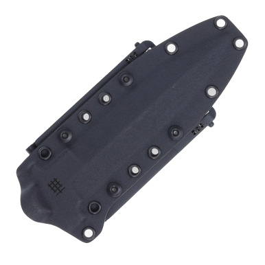 Halfbreed Medium Infantry Knife Black Partially Serrated View 15